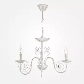 Подвесная люстра Eurosvet 60018/3 белый с золотом