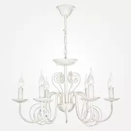 Подвесная люстра Eurosvet 60018/6 белый с золотом