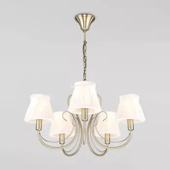 Подвесная люстра Eurosvet 60061/5 античная бронза