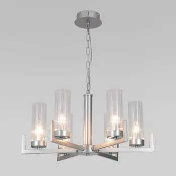 Подвесная люстра Eurosvet Arganie 60133/6 серебро (a057757)