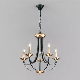 Подвесная люстра Eurosvet Lazzaro 60098/5 черный a045210