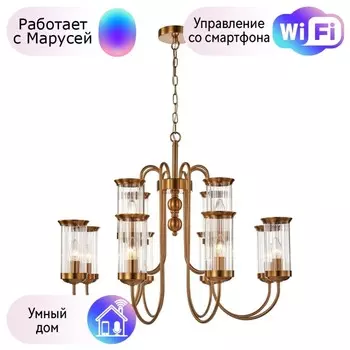 Подвесная люстра Favourite Energy с поддержкой Маруся 2926-12P-М
