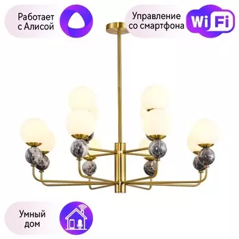 Подвесная люстра Favourite Sangamarmer с поддержкой Алиса 3009-12P-A