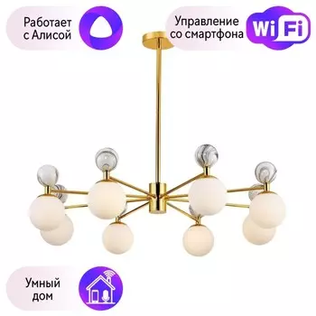 Подвесная люстра Favourite Sangamarmer с поддержкой Алиса 3010-8P-A