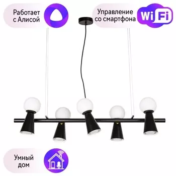 Подвесная люстра Gnomes Favourite с поддержкой Алиса 4095-5P-А