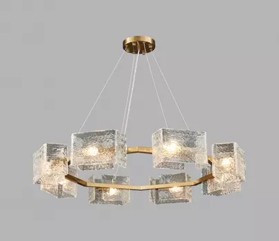 Подвесная люстра iLAMP Dallas 2078-D890 BR