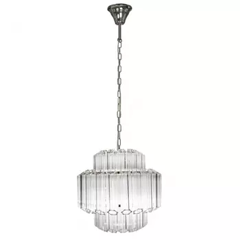 Подвесная люстра iLamp Destiny MD0267-4A CHROME+CLEAR