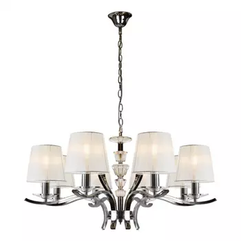 Подвесная люстра iLamp Omega RM5231/8 Хром