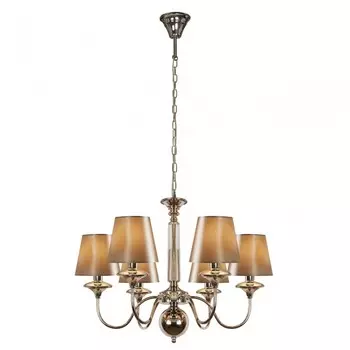 Подвесная люстра iLamp Rolling P2406-6 Nickel