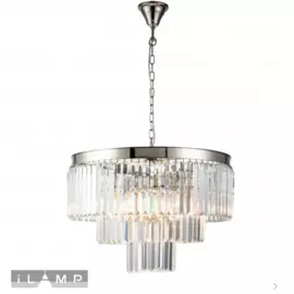 Подвесная люстра iLamp Triumph 7383/8P NICKEL