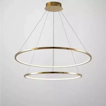 Подвесная люстра iLedex AXIS 10112P/2-39W-3000K (6/4) BRASS