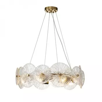 Подвесная люстра Indigo Miele 12021/7P Brass