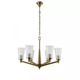 Подвесная люстра Laura Crystal Lux Laura SP-PL6 BRONZE (0790/306)