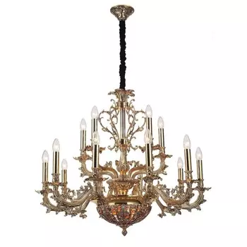 Подвесная люстра Lucia Tucci Firenze 1780.15.3 Antique Gold