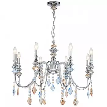 Подвесная люстра Lucia Tucci illuminazione MAYA 4450.8 chrome