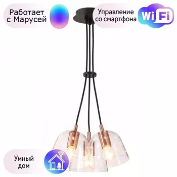 Подвесная люстра Lumion Joseph с поддержкой Маруся 4455/3-М