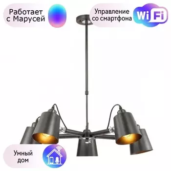 Подвесная люстра Lumion Neropius с поддержкой Маруся 3532/5C-М