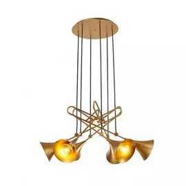 Подвесная люстра Mantra Jazz Pintura Oro 6350