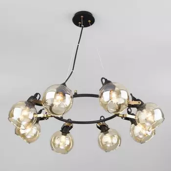 Подвесная люстра Mateo Eurosvet 70119/8 черный (a052289)