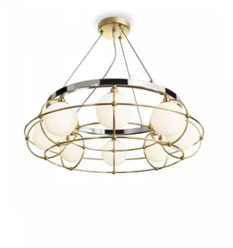 Подвесная люстра Maytoni Modern Carcass MOD312PL-08GCH