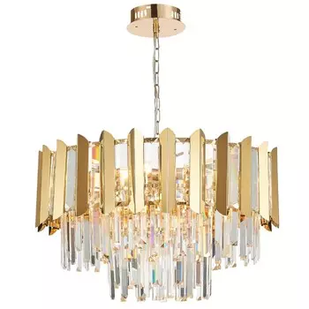 Подвесная люстра Natali Kovaltseva AMAZONE 81444/10C GOLD