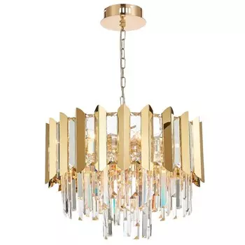 Подвесная люстра Natali Kovaltseva AMAZONE 81444/8C GOLD