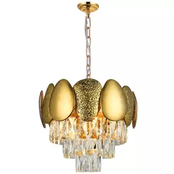 Подвесная люстра Natali Kovaltseva CHIC 81437/6C GOLD