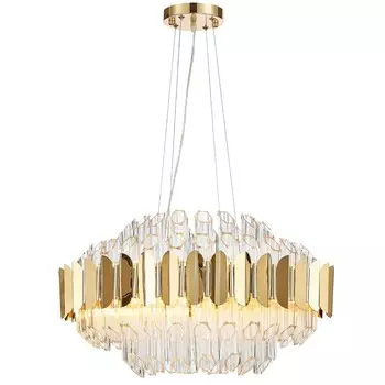 Подвесная люстра Natali Kovaltseva RIVERA 81443/12C GOLD
