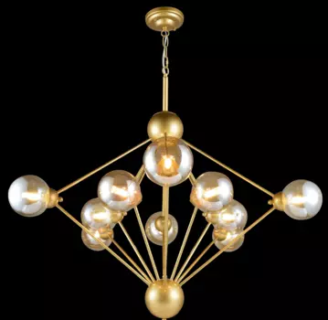 Подвесная люстра Natali Kovaltseva Stuttgart 91006/10C GOLD