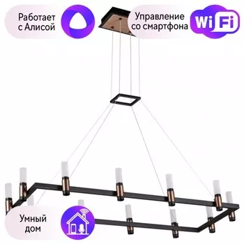 Подвесная люстра Odeon Light Candel с поддержкой Алиса 5009/48LA-A