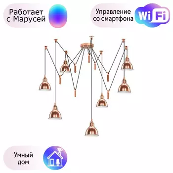 Подвесная люстра-паук Lightstar с поддержкой Маруся Acrobata 761073