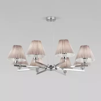 Подвесная люстра Peony Eurosvet 60136/8 хром/серый