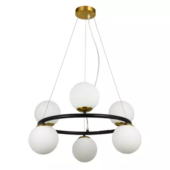 Подвесная люстра с 6 LED лампами. Комплект от Lustrof №618739-709258