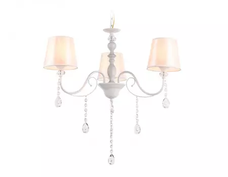 Подвесная люстра с абажуром и хрусталем Ambrella light TRADITIONAL TR4601