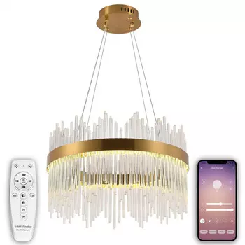 Подвесная люстра с Bluetooth и пультом ДУ Natali Kovaltseva SMART НИМБЫ LED LAMPS 81260
