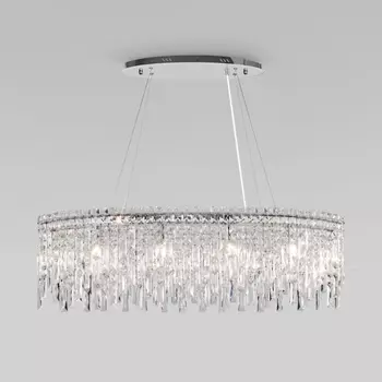 Подвесная люстра с хрусталем Eurosvet Blitz 60159/10 (a065323)