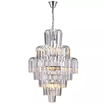 Подвесная люстра с хрусталем Natali Kovaltseva NIAGARA 81424/8C CHROME
