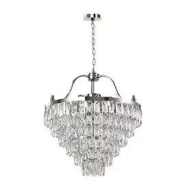 Подвесная люстра с хрусталем Salvatore Lumien Hall LH0037/7P-NK-CL