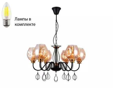 Подвесная люстра с лампочками Ambrella light TR9055+Lamps