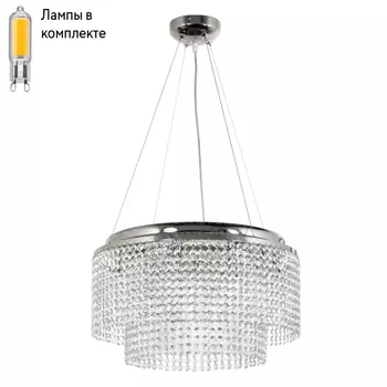Подвесная люстра с лампочками Arti Lampadari Milano E 1.5.D50.501 N+Lamps