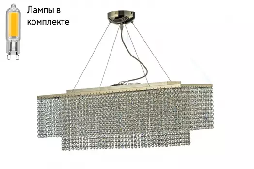 Подвесная люстра с лампочками Arti Lampadari Milano E 1.5.70X25.502 N+Lamps