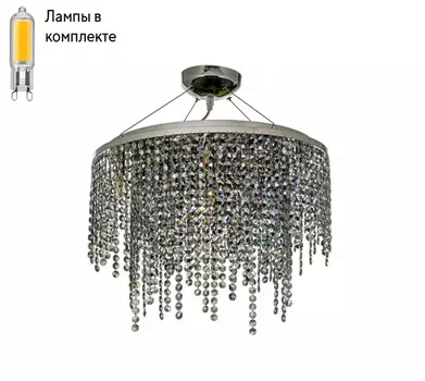Подвесная люстра с лампочками Arti Lampadari Milano E 1.5.D50.503 N+Lamps