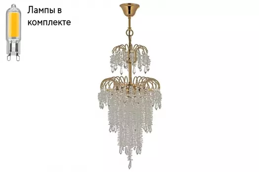 Подвесная люстра с лампочками Arti Lampadari Sardinia E 1.5.30.105 G+Lamps