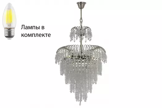 Подвесная люстра с лампочками Arti Lampadari Sardinia E 1.5.50.105 N+Lamps