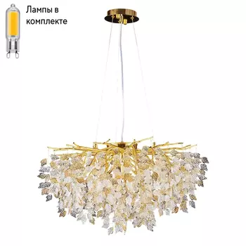 Подвесная люстра с лампочками DIVINARE 3136/01 SP-12+Lamps