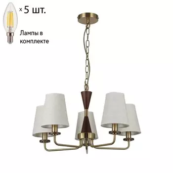 Подвесная люстра с лампочками F-Promo Arbor 2737-5P+Lamps E14 Свеча