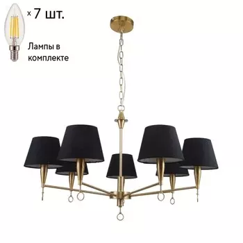 Подвесная люстра с лампочками F-Promo Pompous 2989-7P+Lamps E14 Свеча