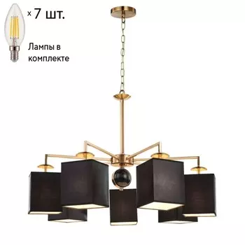 Подвесная люстра с лампочками Favourite Diva 2822-7P+Lamps E14 Свеча