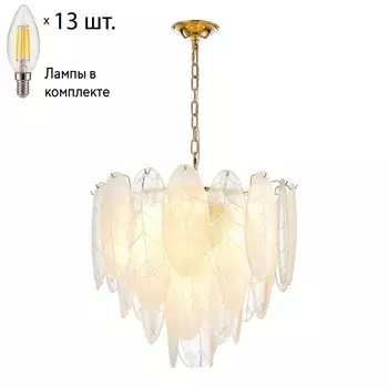 Подвесная люстра с лампочками Favourite Intera 2983-13P+Lamps E14 Свеча