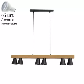 Подвесная люстра с лампочками Favourite Piffero 2984-6P+Lamps Gu10